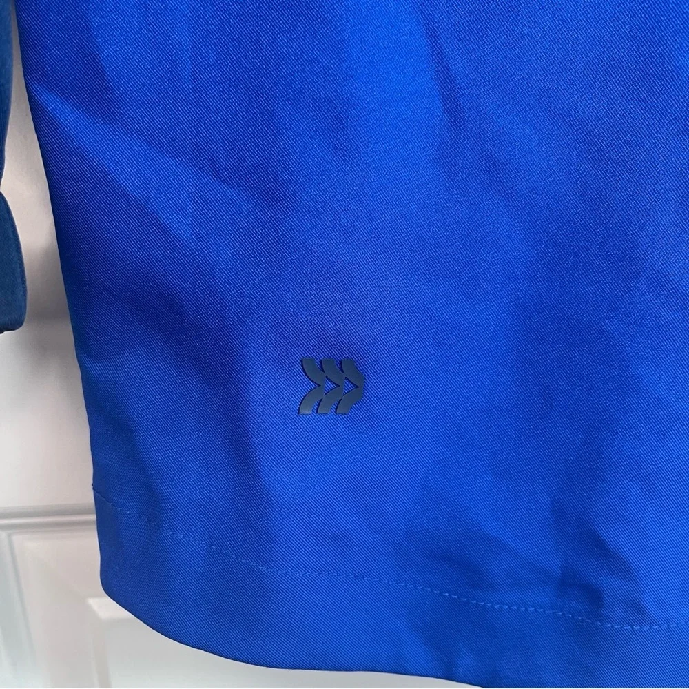 All In Motion Boy's Hooded Windbreaker Jacket Wind & Water Repellent Blue.